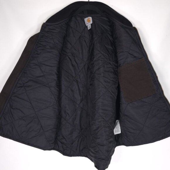 Carhartt Men's Vintage Y2K Sandstone Arctic Quilt V02 Brown Vest Jacket L TALL - Picture 2 of 14